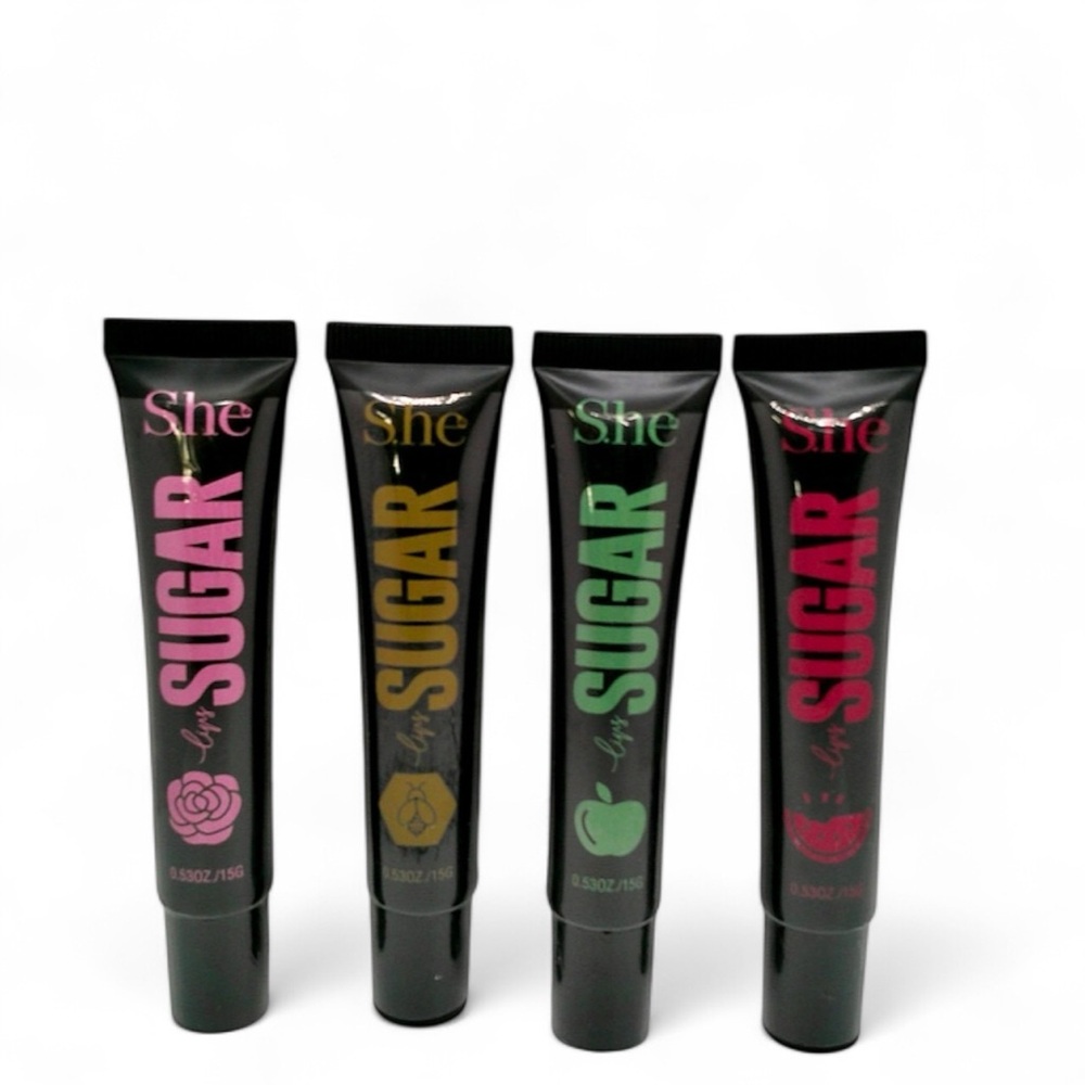 Sugar Lip Gloss Collection - Rose, Honey, Apple, Watermelon